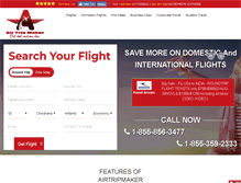 Tablet Screenshot of airtripmaker.com
